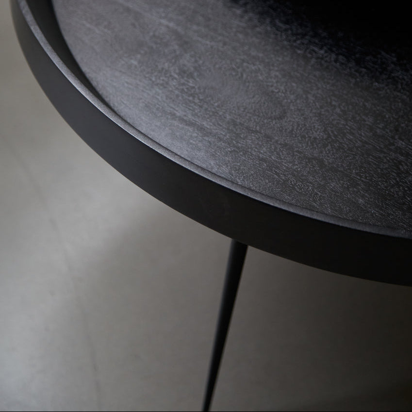 Mater Bowl Table Large in solid wood, the Mater Bowl Table designed by Ayush Kasliwal, B Corp certified