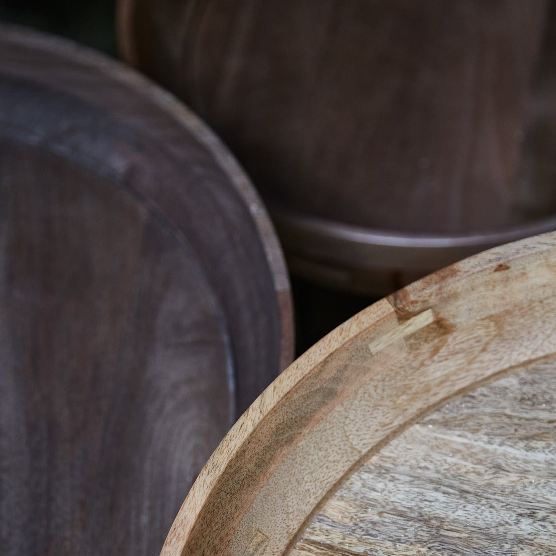 Mater Bowl Table Extra Large in solid wood, the Mater Bowl Table designed by Ayush Kasliwal, B Corp certified