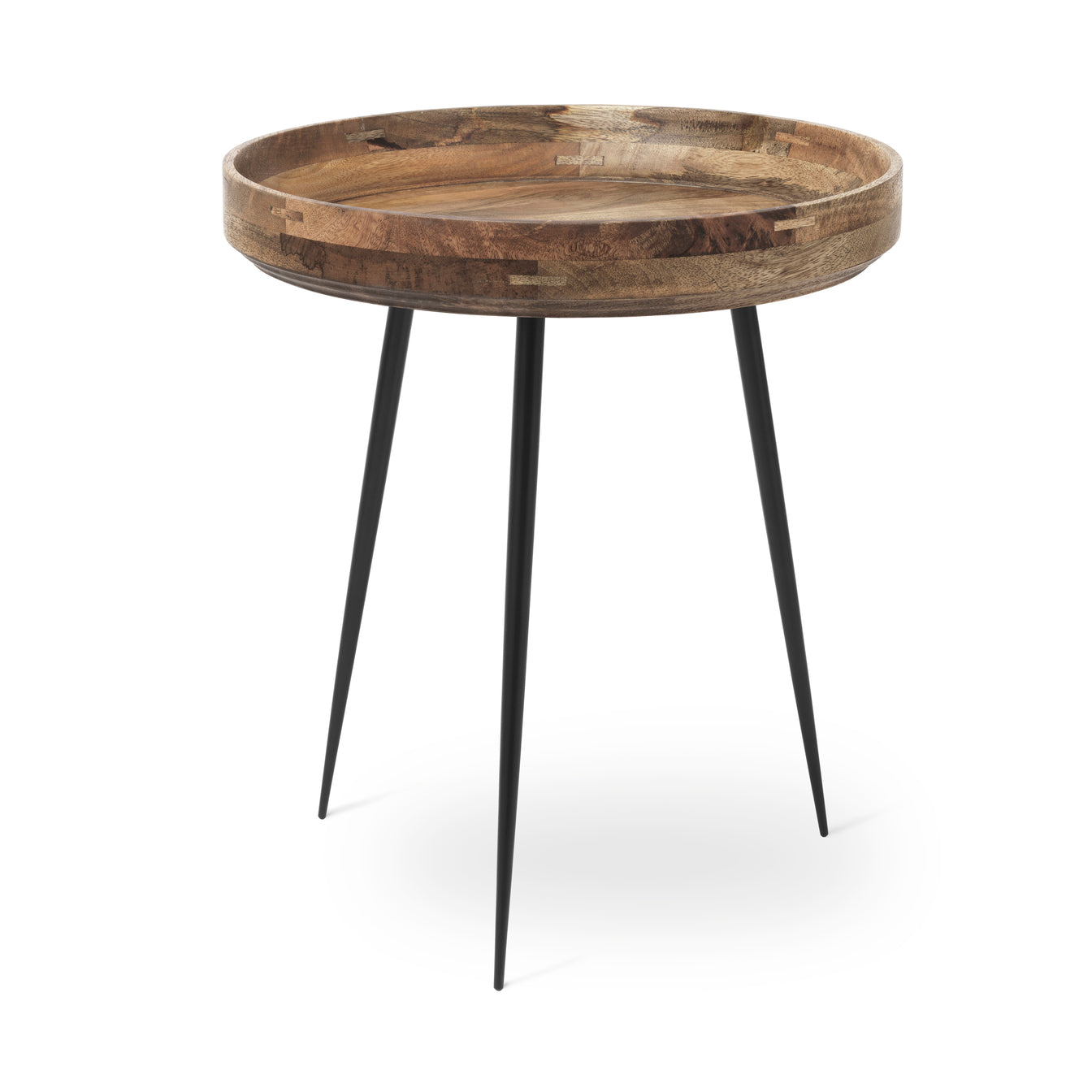 Mater Bowl Table Medium in solid wood, the Mater Bowl Table designed by Ayush Kasliwal, B Corp certified