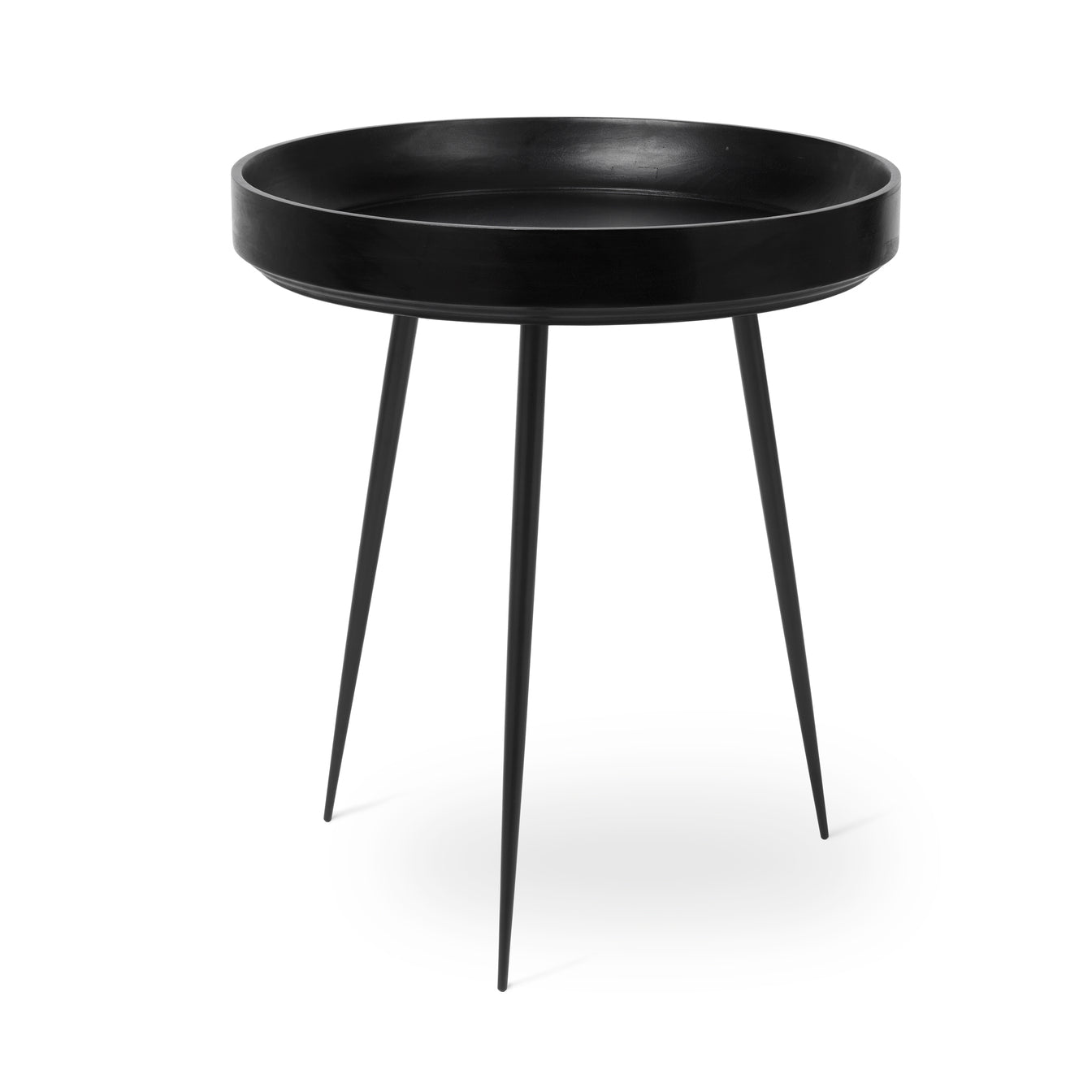 Mater Bowl Table Medium in solid wood, the Mater Bowl Table designed by Ayush Kasliwal, B Corp certified