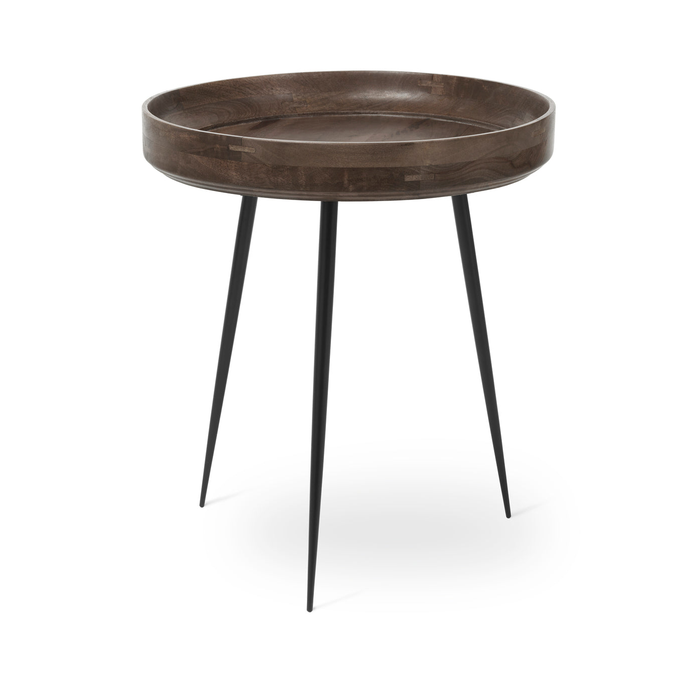 Mater Bowl Table Medium in solid wood, the Mater Bowl Table designed by Ayush Kasliwal, B Corp certified