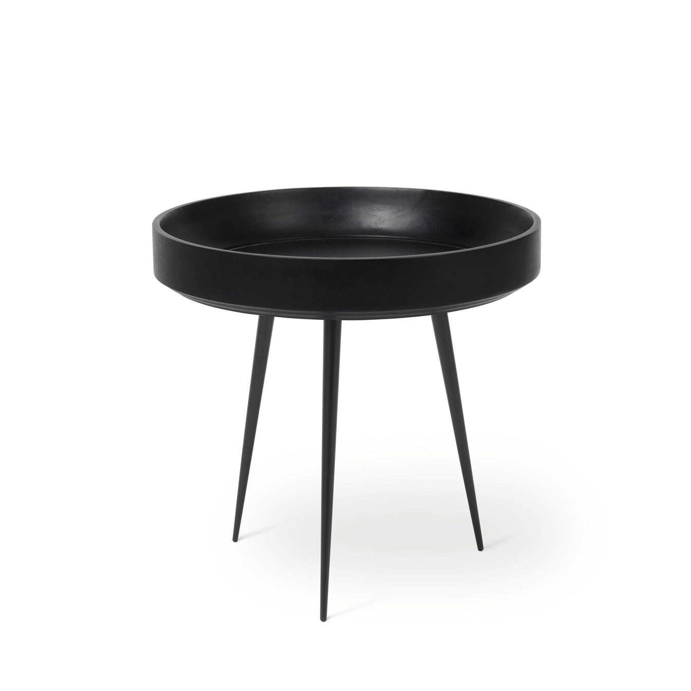 Mater Bowl Table Small in solid wood, the Mater Bowl Table designed by Ayush Kasliwal, B Corp certified