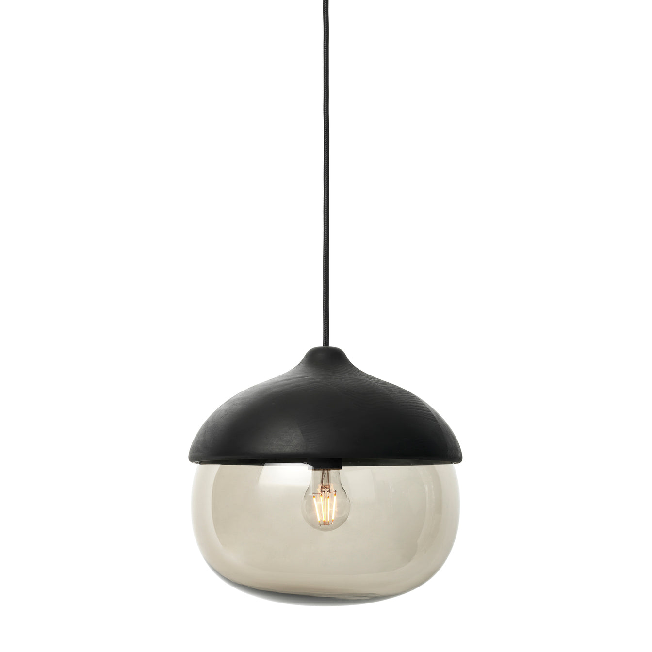 Mater Terho large pendant in black, Nordic inspired lamp featured at Comosum