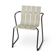 Ocean Sand chair front design, sustainable outdoor furniture crafted by Mater with Comosum