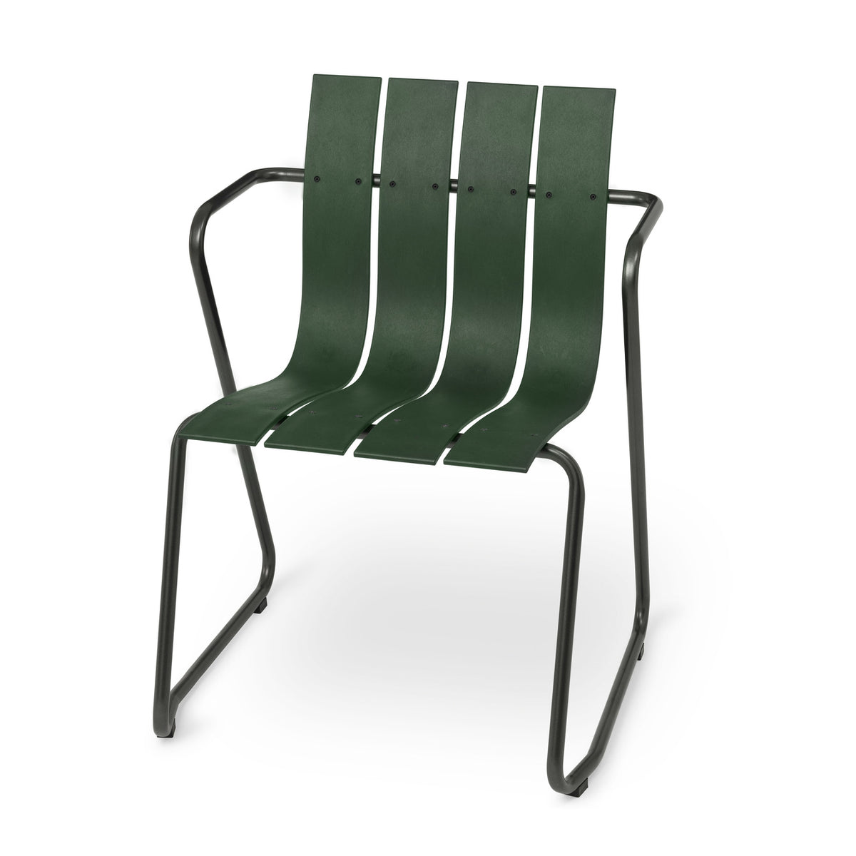 Mater Ocean Chair in Green, recycled pharma plastic waste