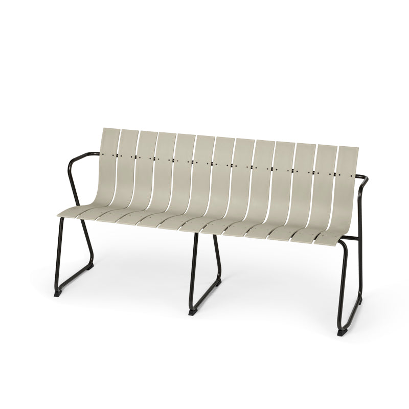 Ocean Sand bench, sustainable outdoor seating by Mater featured at Comosum