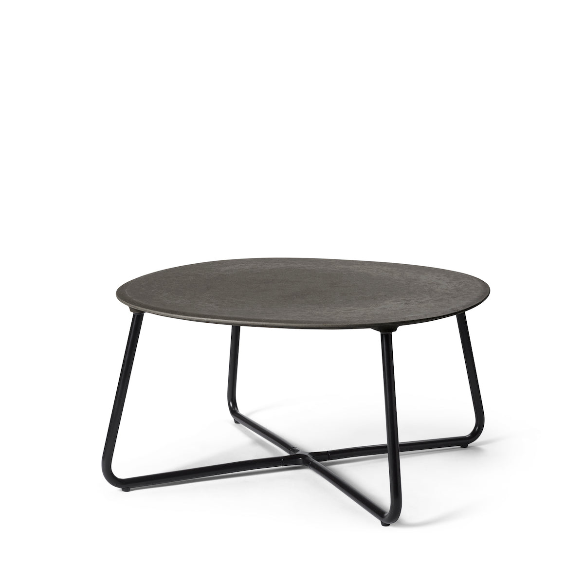 Lily lounge table in coffee waste black, eco friendly furniture by Mater from Comosum