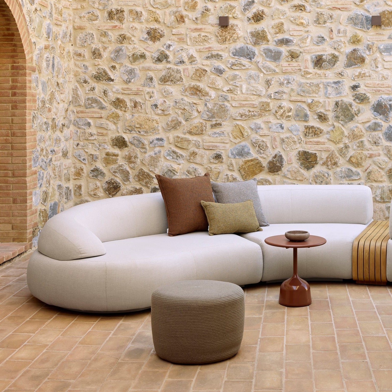 Circle Footstool Small