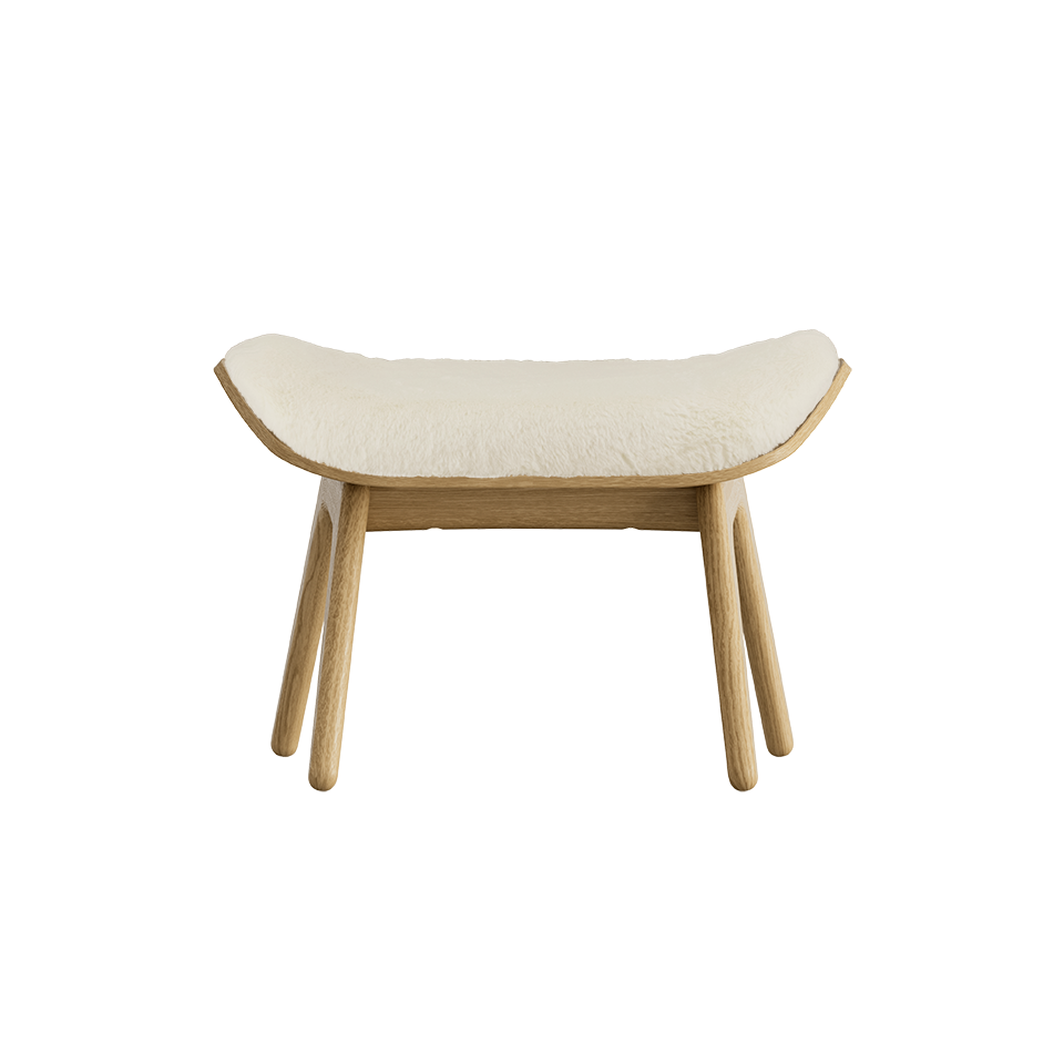 UMAGE The Reader Ottoman, Oak
