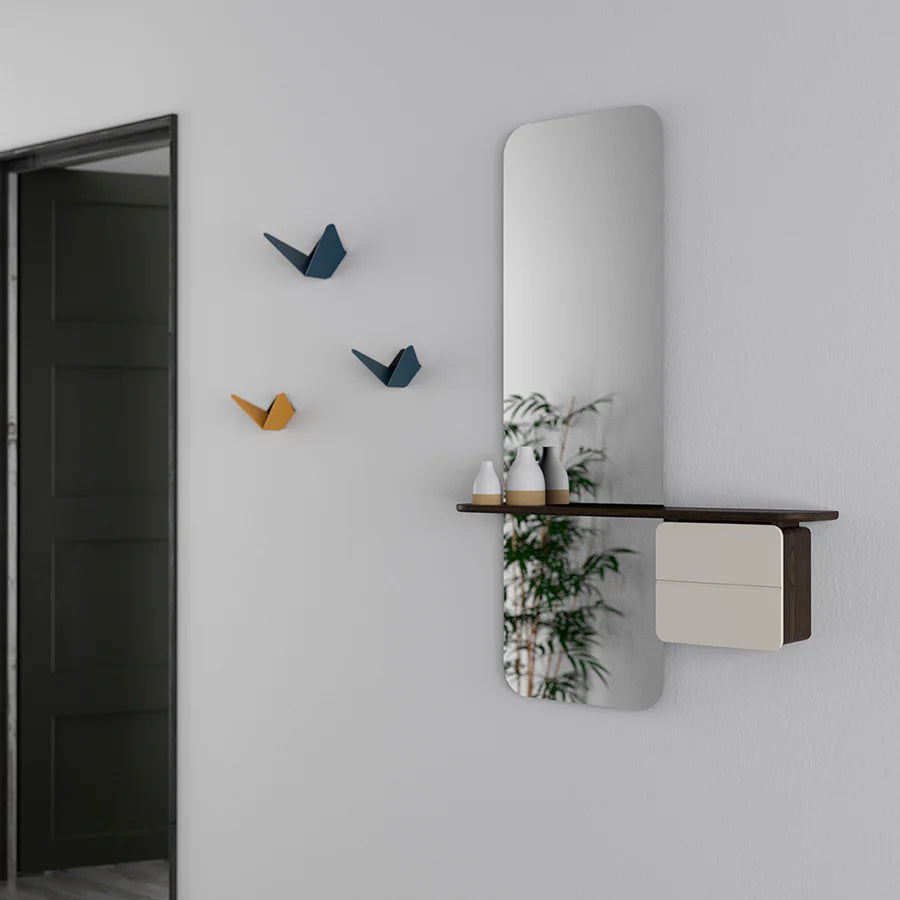 UMAGE One More Look Mirror, Dark Oak