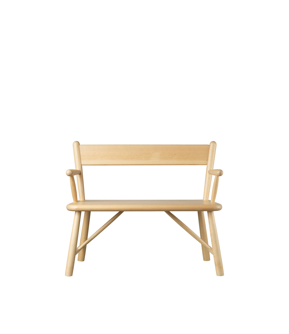 FDB Møbler Children's bench in solid beech, designed by Børge Mogensen