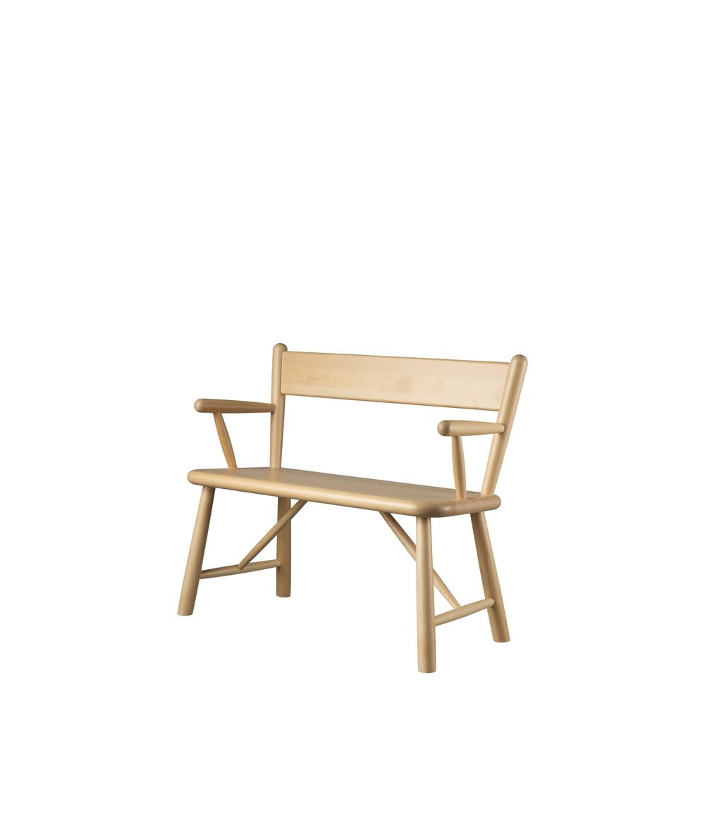 FDB Møbler Children's bench in solid beech, designed by Børge Mogensen