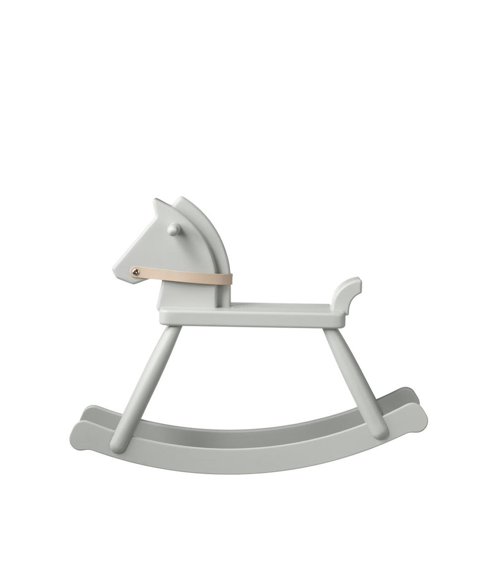 FDB Møbler Children rocking horse in solid beech, designed by Børge Mogensen