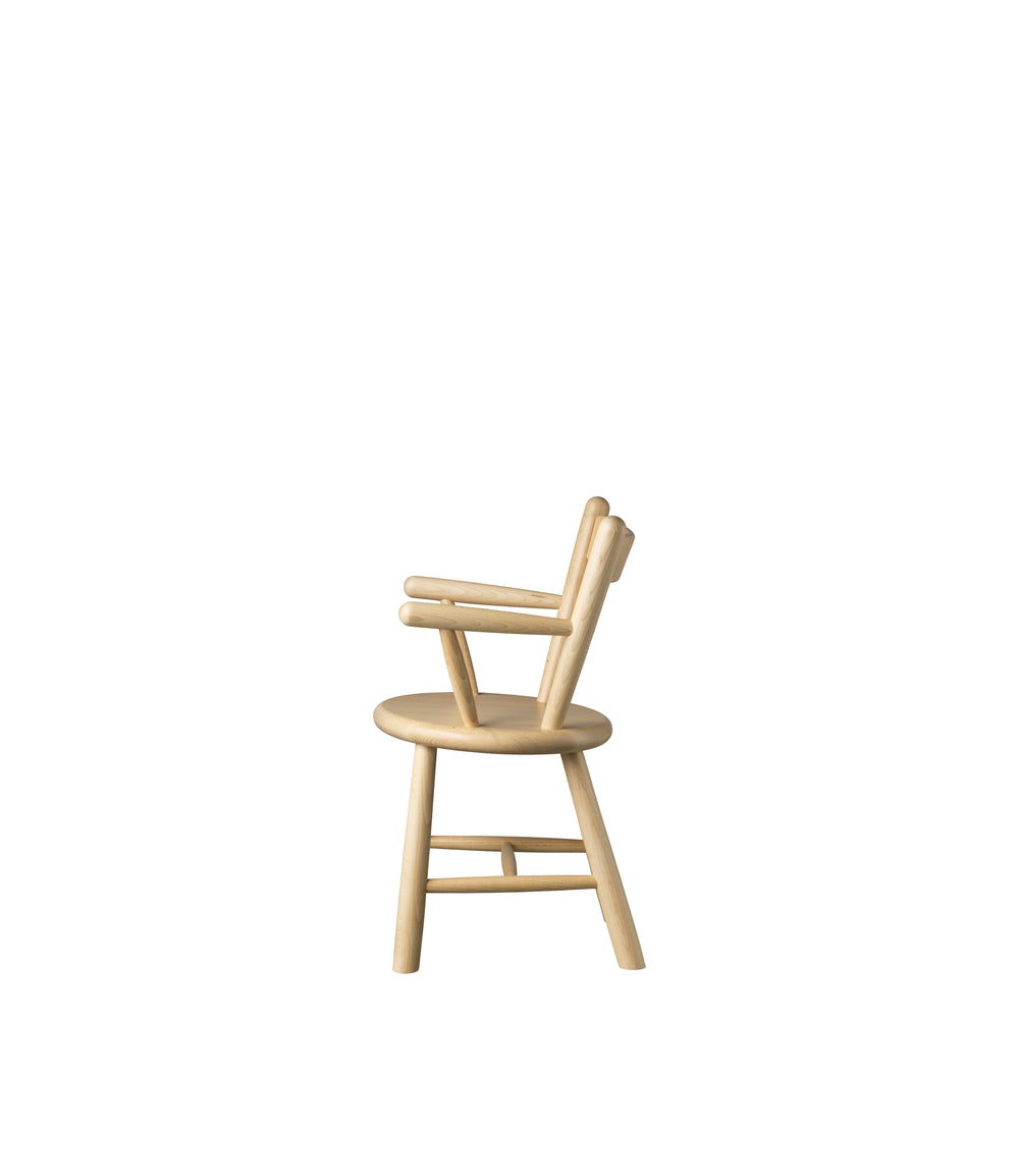 FDB Møbler Children's chair in solid beech, designed by Børge Mogensen