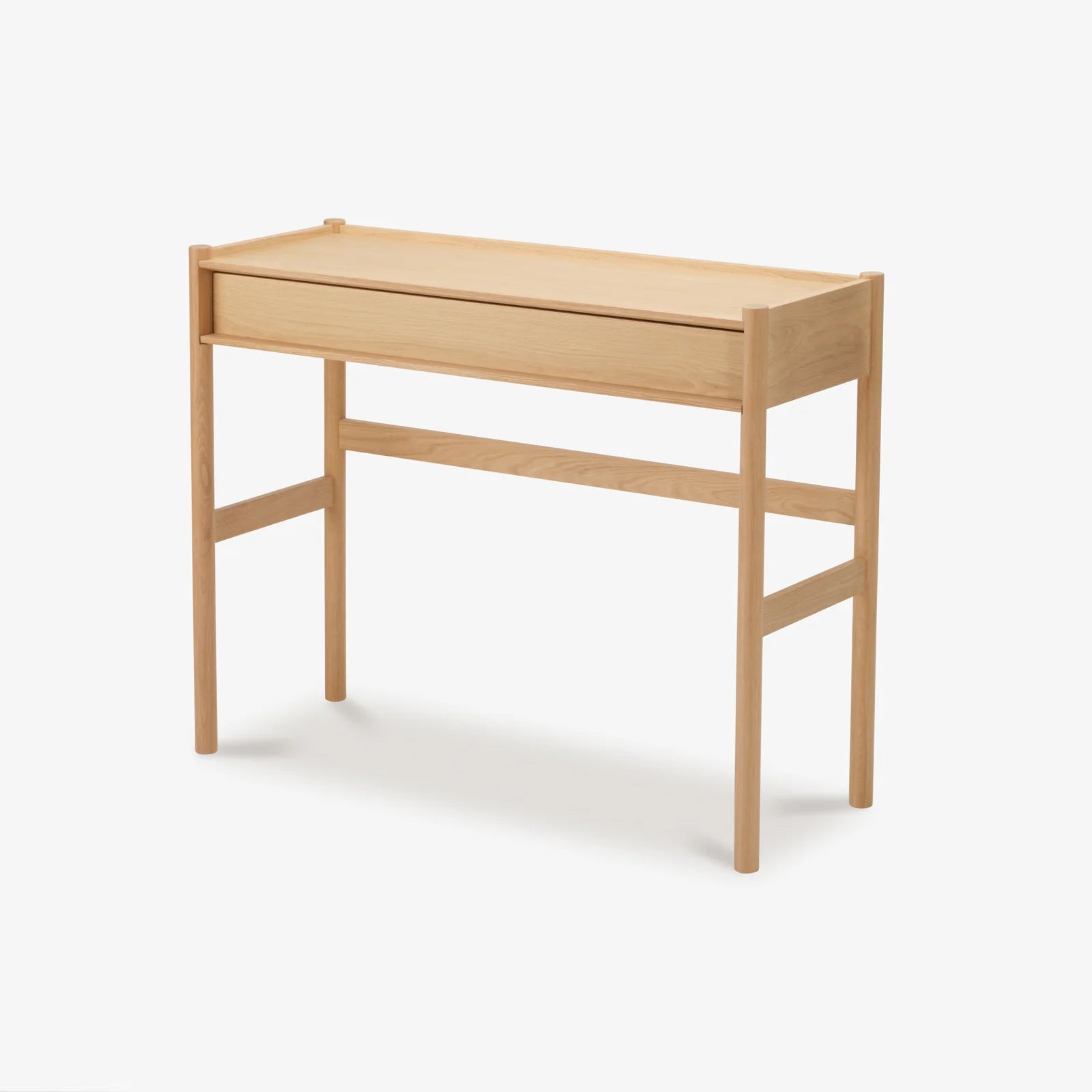 Case Pala console table in FSC-certified oak, designed by Shin Azumi.