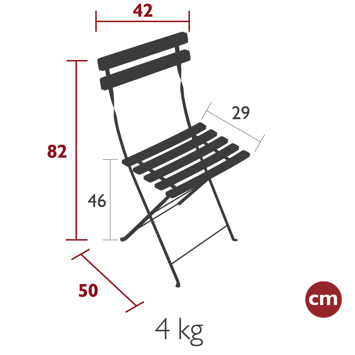 Fermob Bistro Duraflon Chair