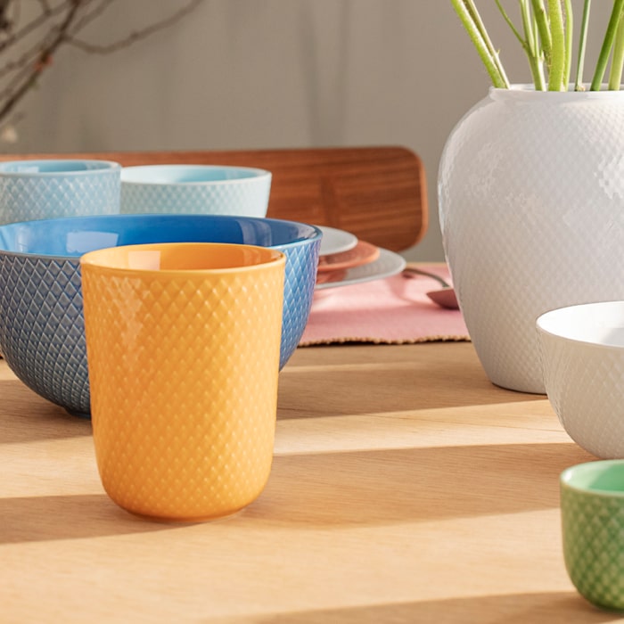Lyngby Porcelæn Rhombe Color Mug