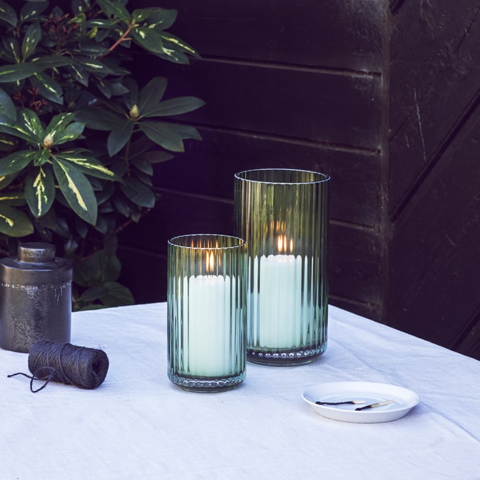Lyngby Porcelain Glass Vases