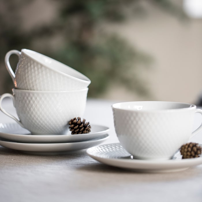 Lyngby Porcelain Rhombe Mug