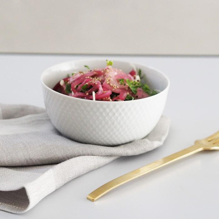 Lyngby Porcelain Rhombe Bowl