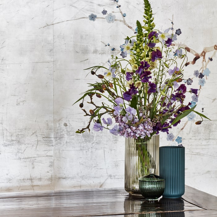 Lyngby Porcelain Glass Vases