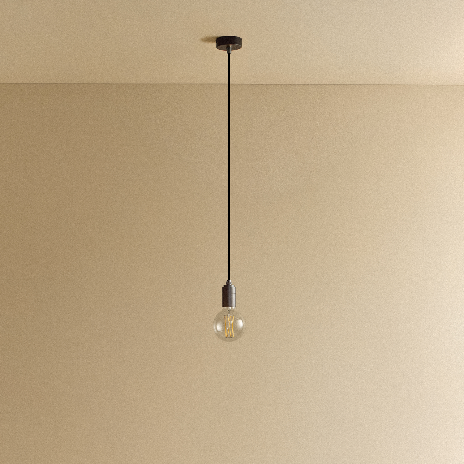 Elva Pendant Light in Graphite, Non-Tinted, unlit