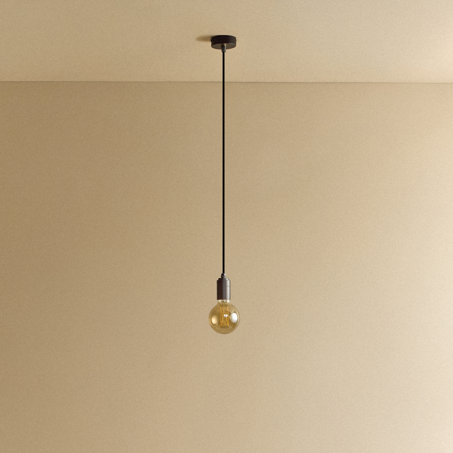 Elva Pendant Light in Graphite, Tinted, unlit