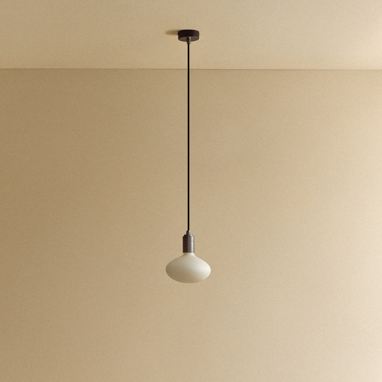 Oval Dim-to-Warm Pendant Light by Tala — graphite finish, unlit