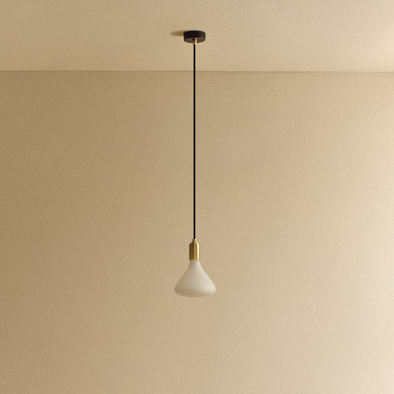 Noma Pendant Light in Brass by Tala — bulb off