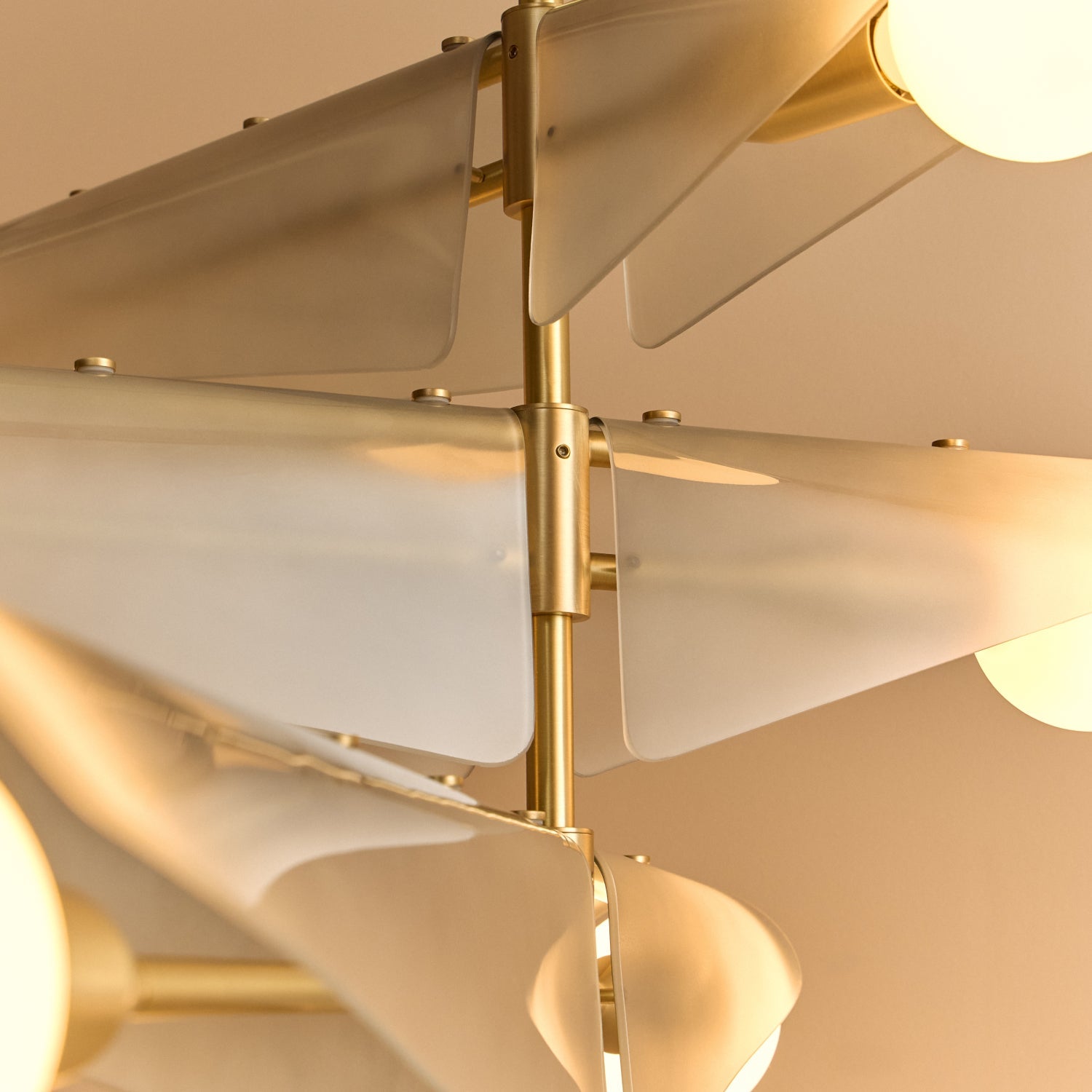 Tala Sycamore Chandelier 3 Tiers in Dawn Grey, detail 3