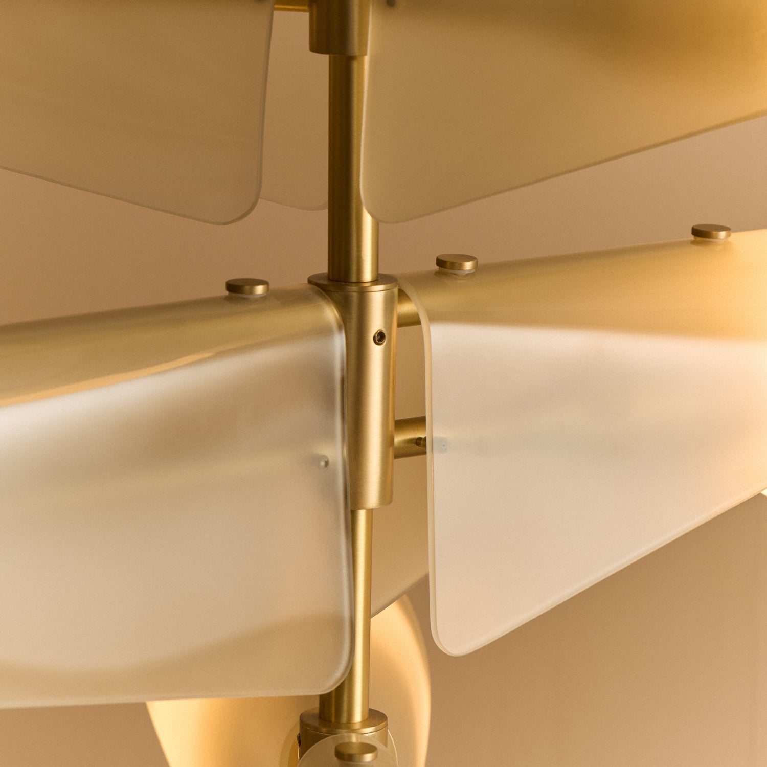 Tala Sycamore Chandelier 5 Tiers in Dusk Pink, detail