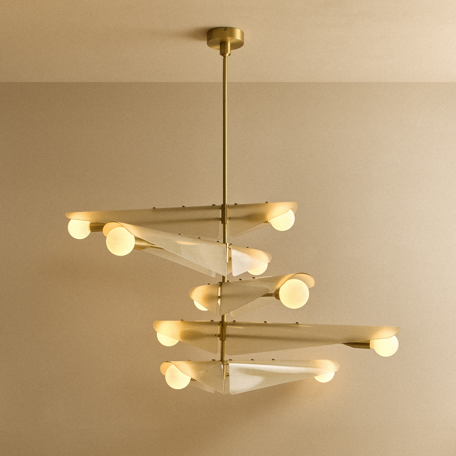 Tala Sycamore Rod — solid brass chandelier connecting rod (alternate view 7)