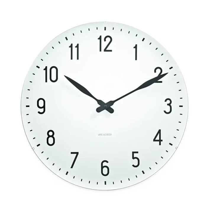 Arne Jacobsen Roman Wall Clock White/Black