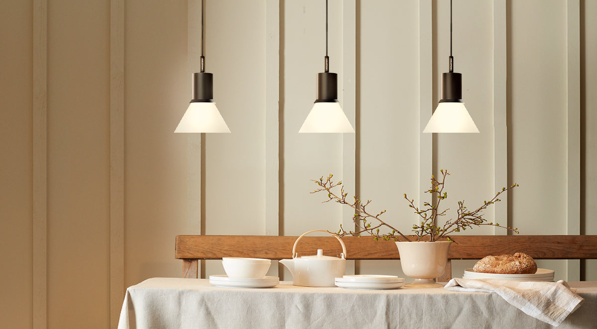 Type 80 Pendant - Opal Glass