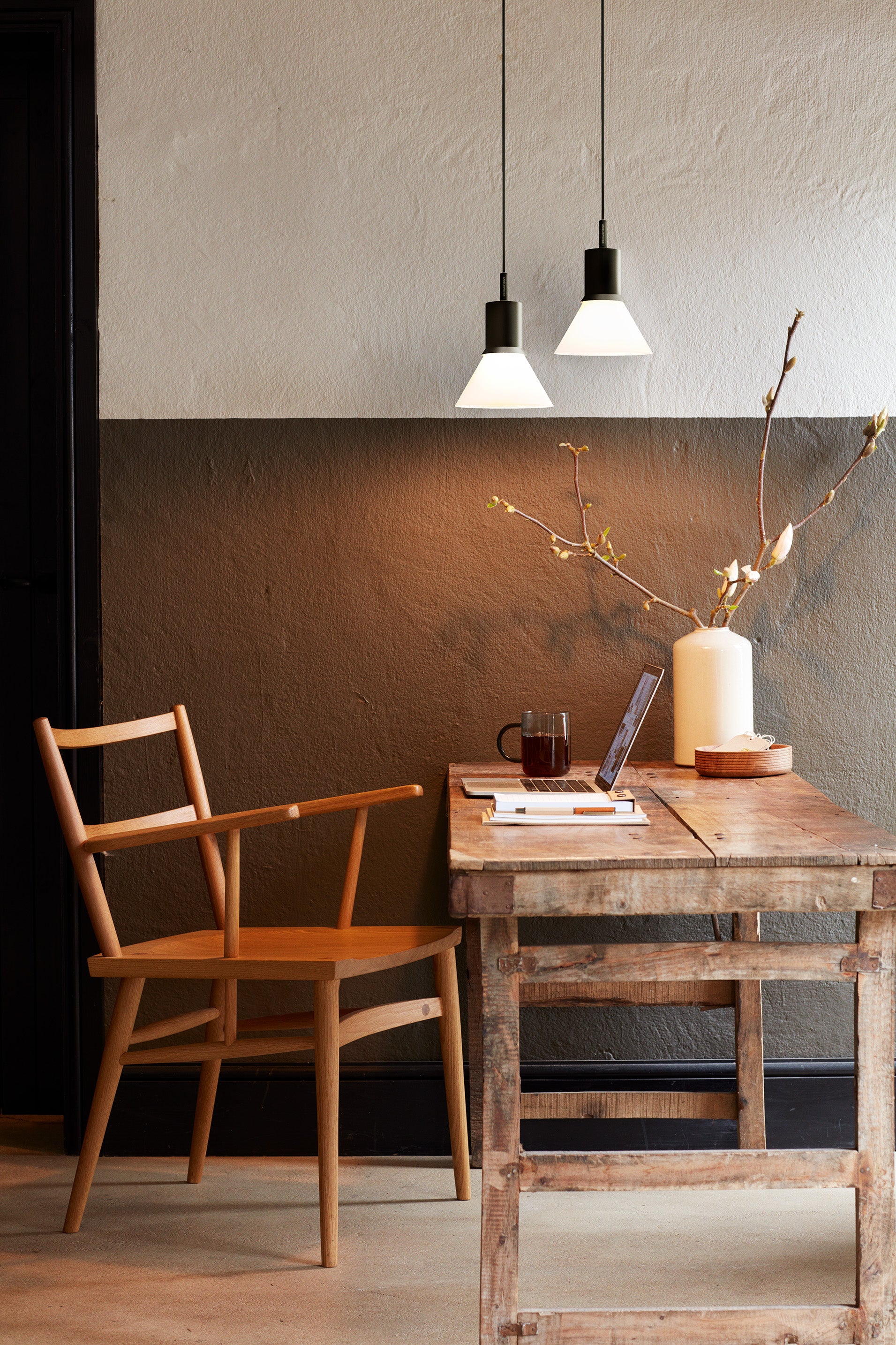 Type 80 Pendant - Opal Glass