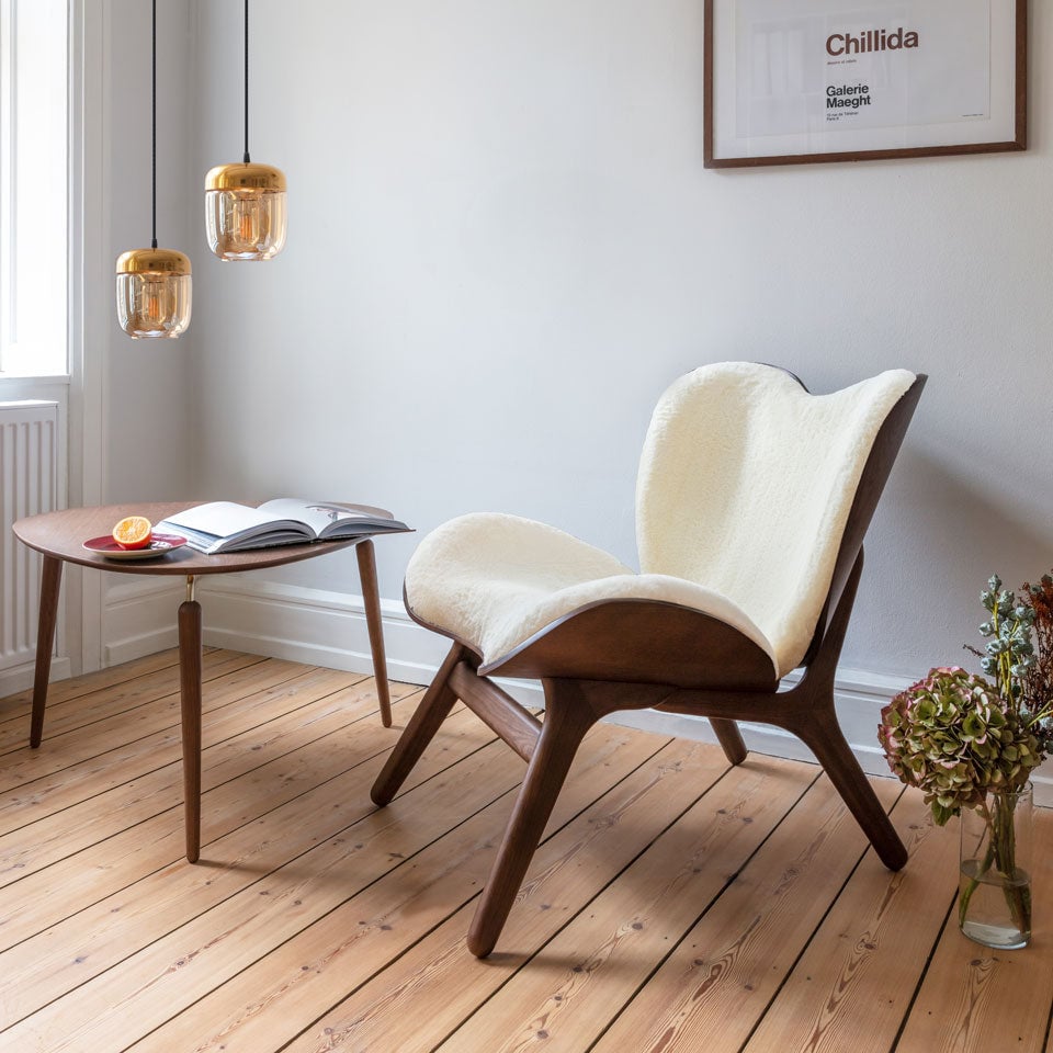 UMAGE A Conversation Piece Lounge Chair, Low, Dark Oak