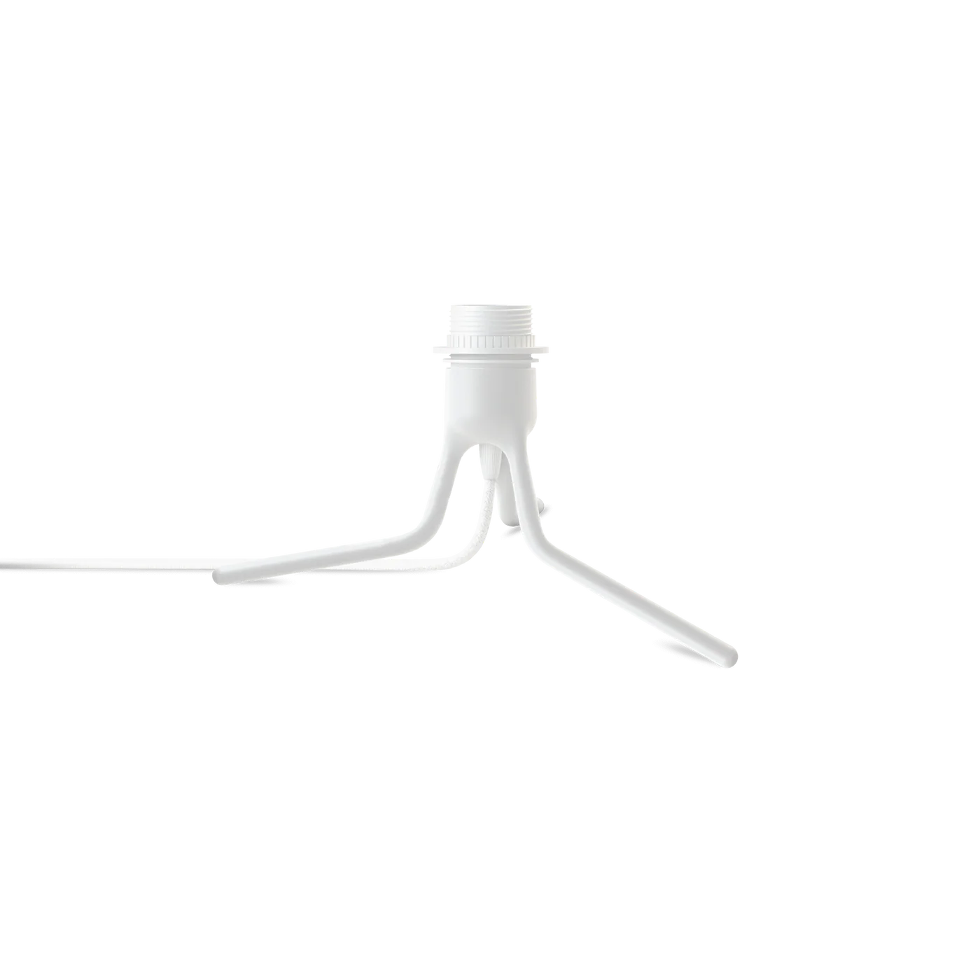 UMAGE Silvia White Mini Tripod Table Lamp with Adjustable Stand