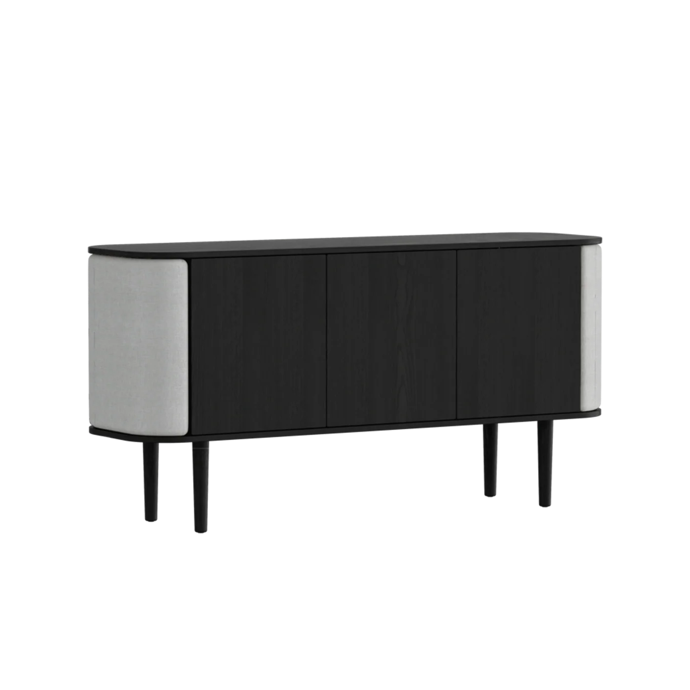 UMAGE Treasures Cabinet 3 Doors, Black Oak