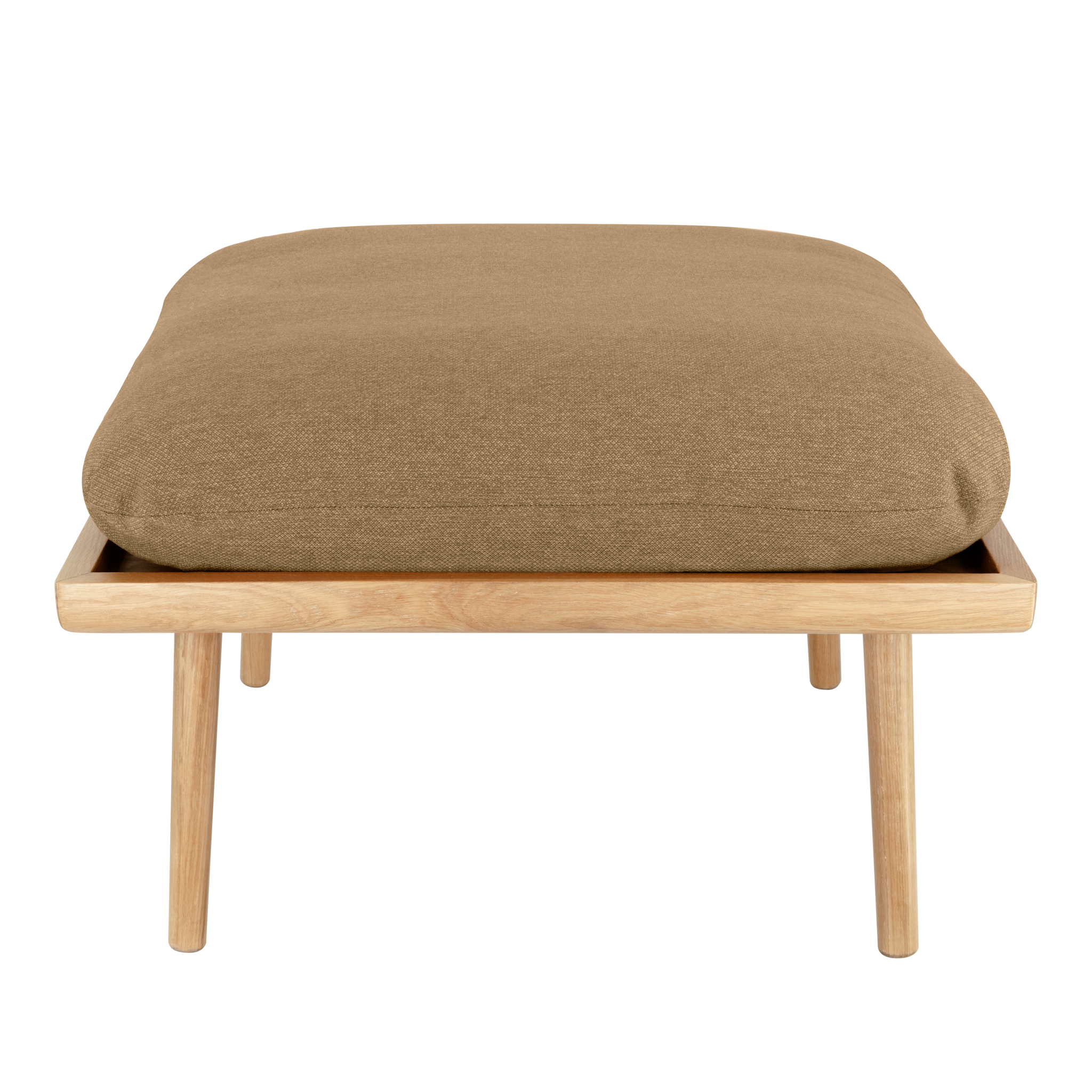 UMAGE Lounge Around Shuffle Ottoman, Oak