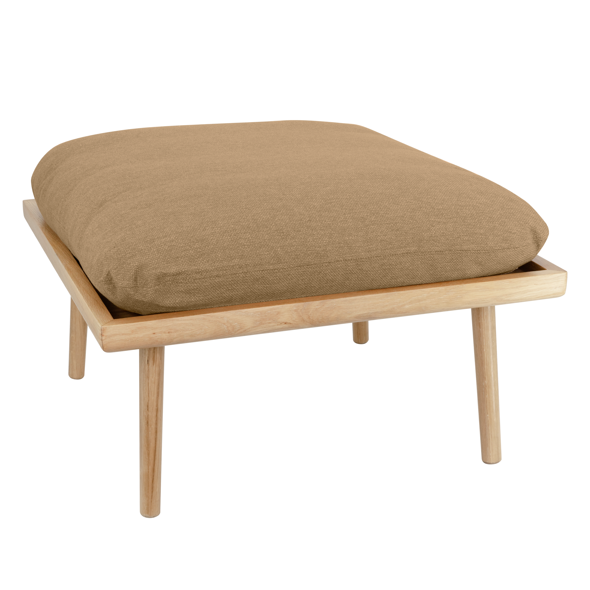 UMAGE Lounge Around Shuffle Ottoman, Oak