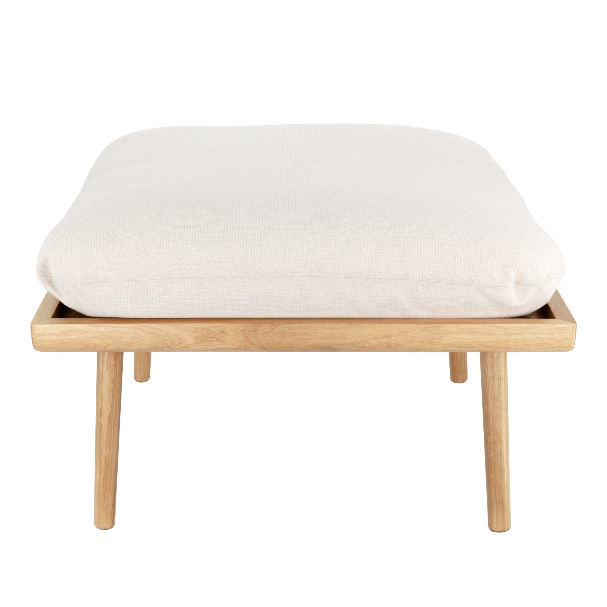 UMAGE Lounge Around Shuffle Ottoman, Oak