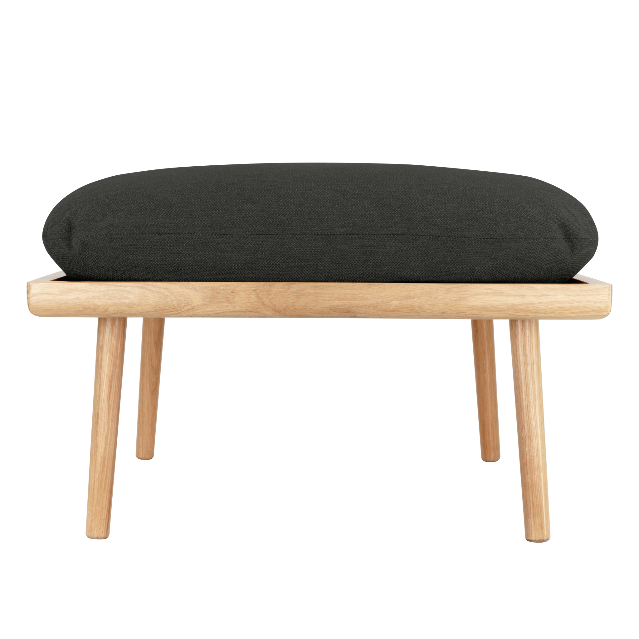 UMAGE Lounge Around Shuffle Ottoman, Oak