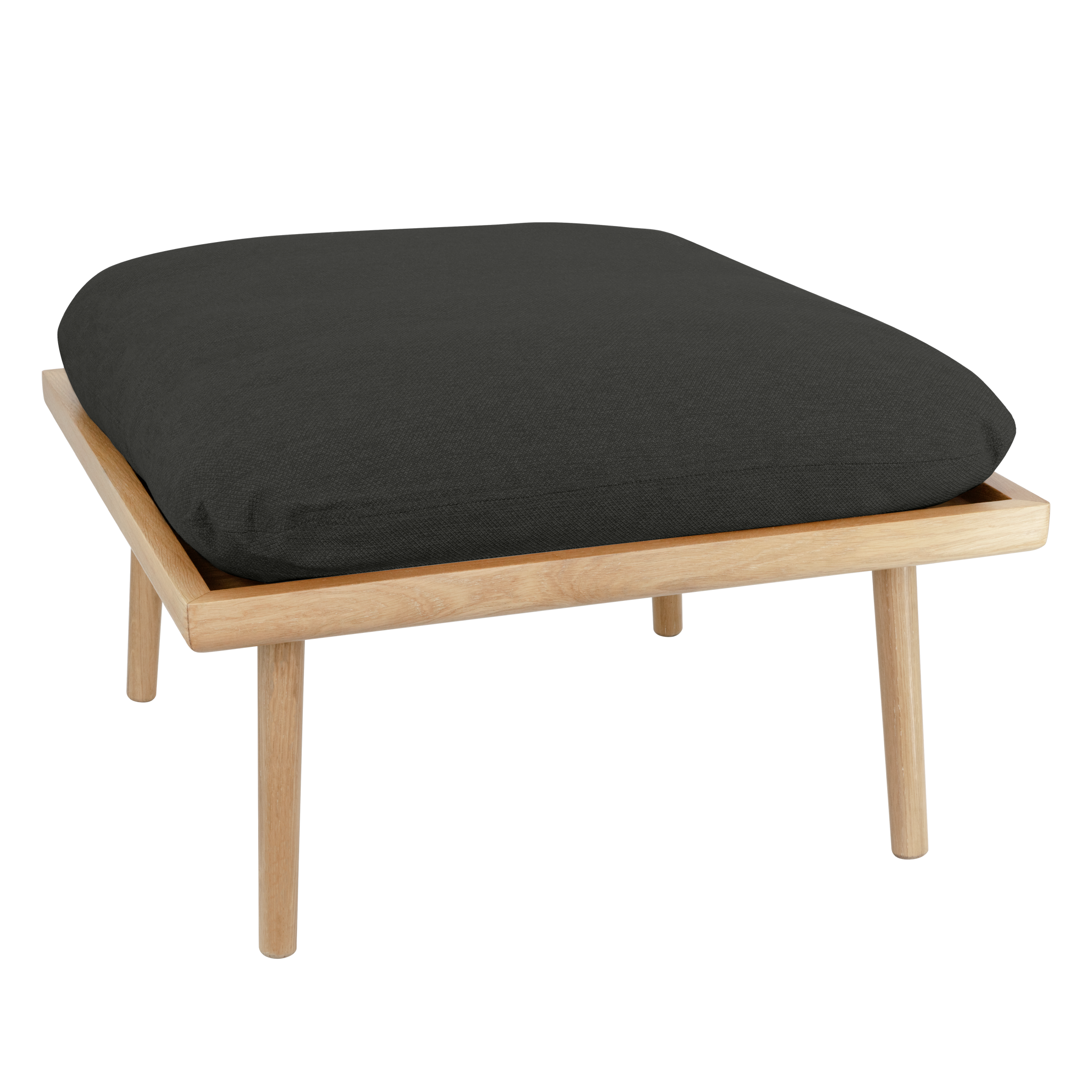 UMAGE Lounge Around Shuffle Ottoman, Oak