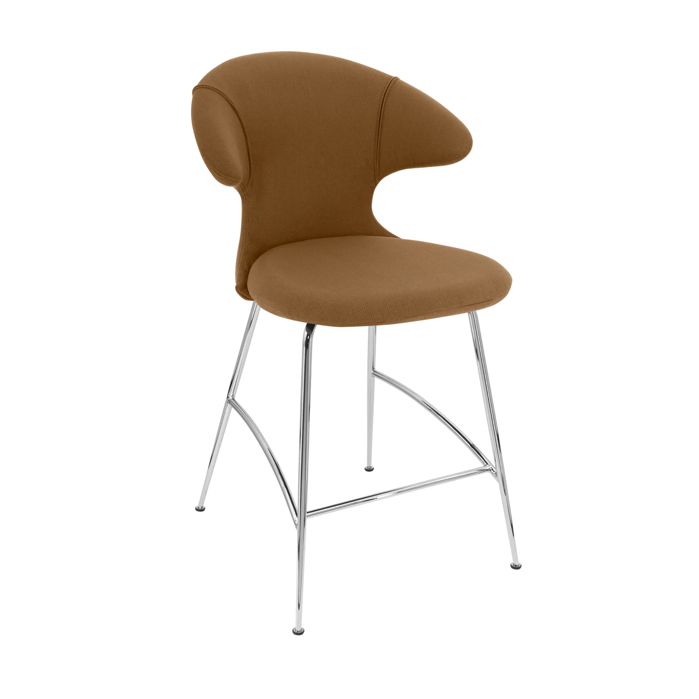 UMAGE Time Flies Counter Stool, Chrome Legs