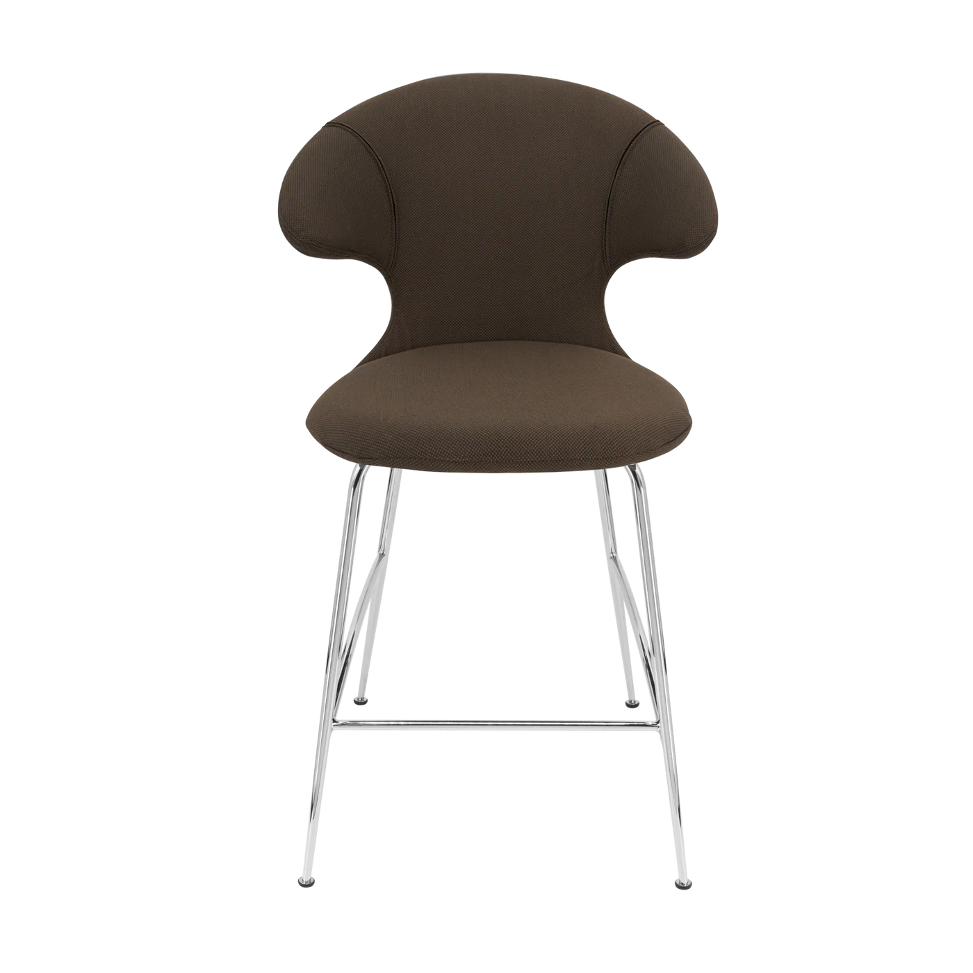 UMAGE Time Flies Counter Stool, Chrome Legs