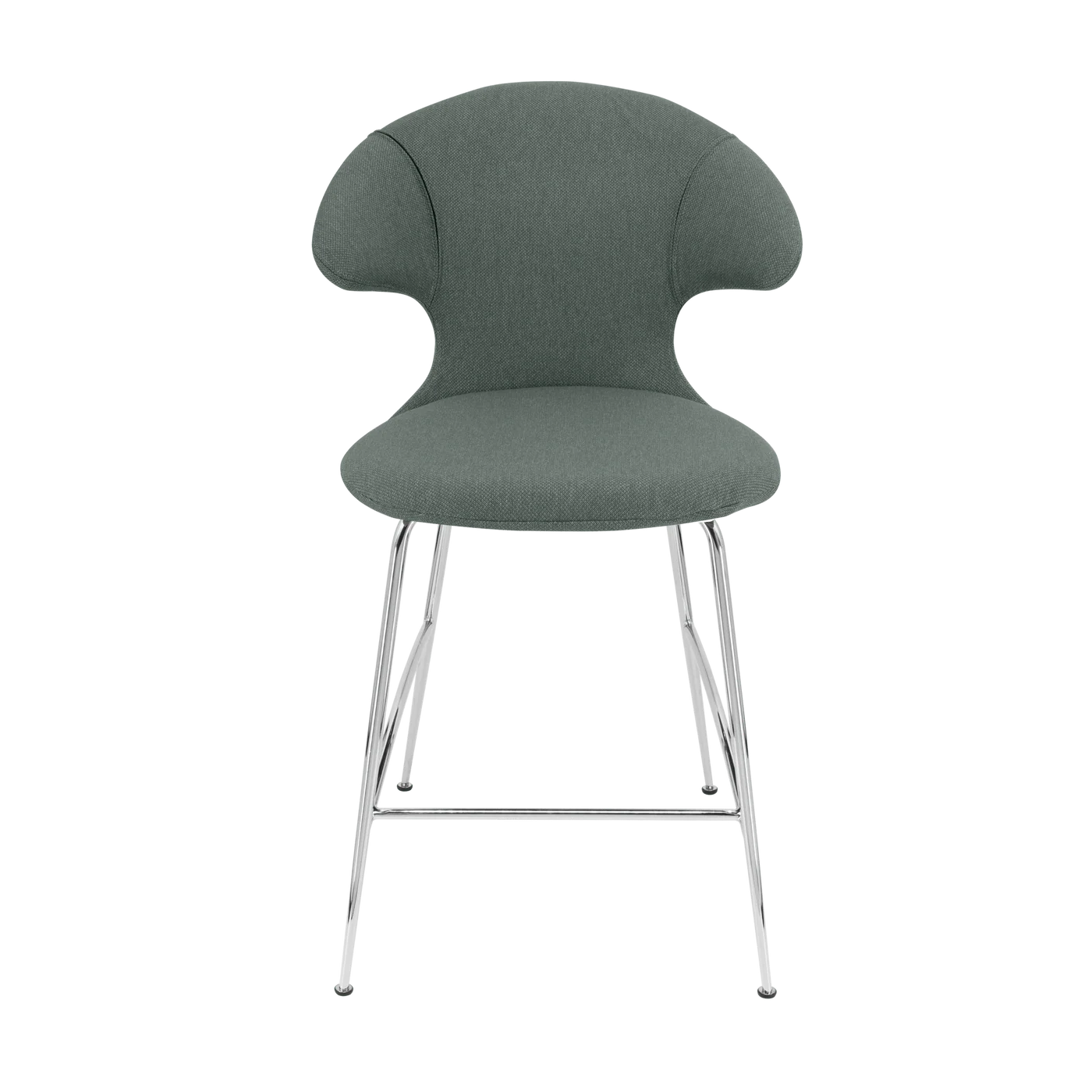 UMAGE Time Flies Counter Stool, Chrome Legs