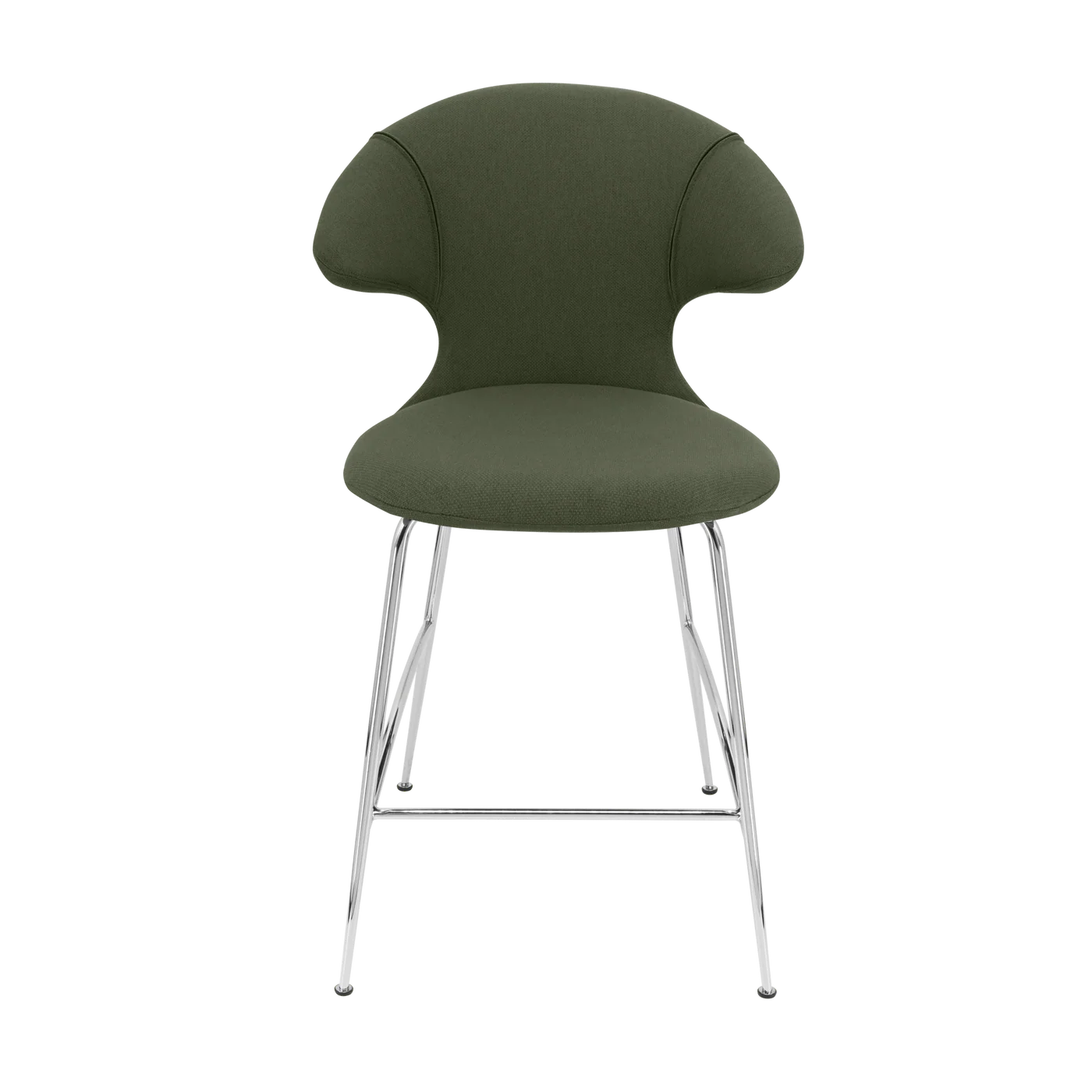 UMAGE Time Flies Counter Stool, Chrome Legs