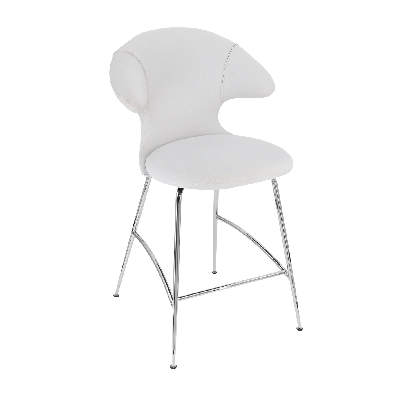 UMAGE Time Flies Counter Stool, Chrome Legs