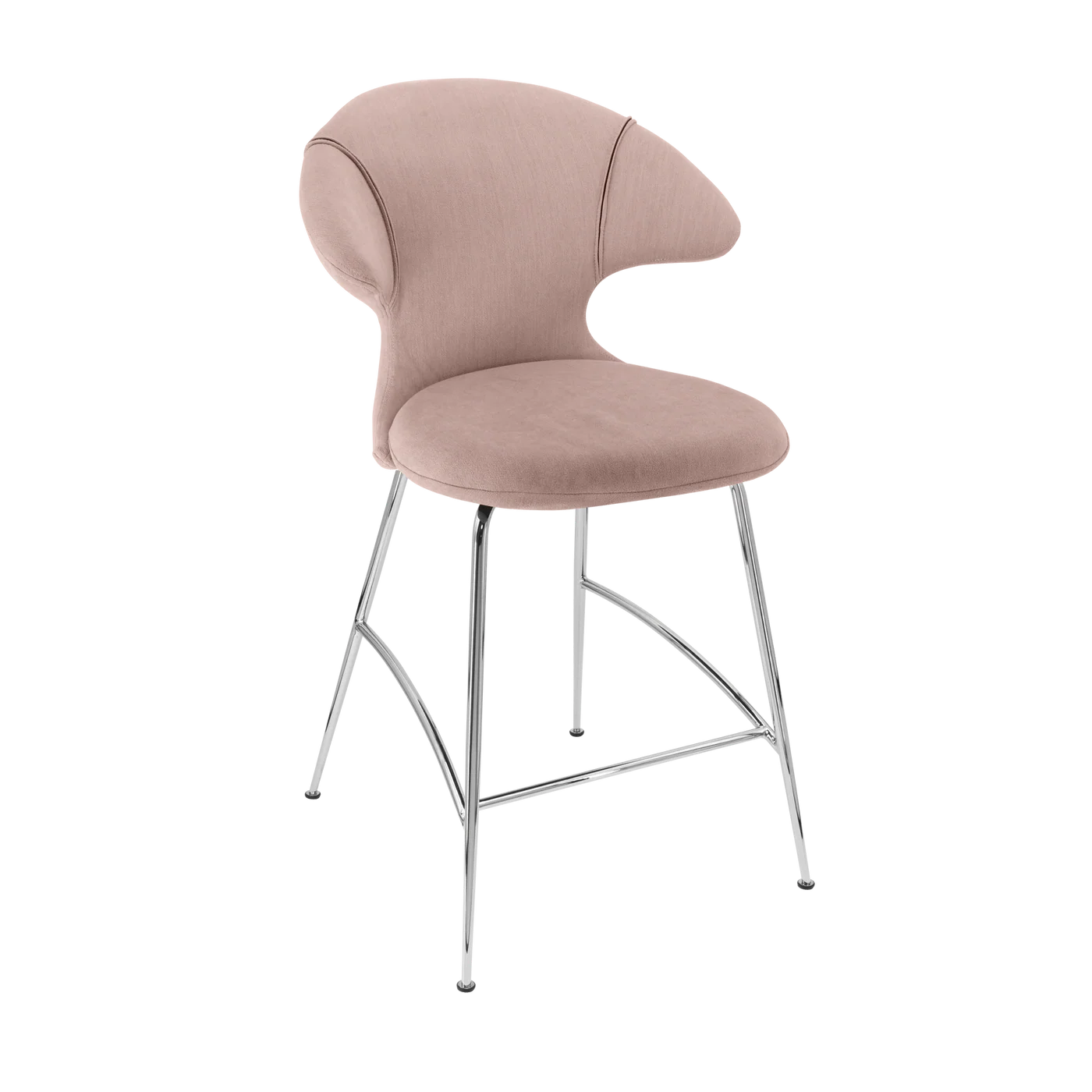UMAGE Time Flies Counter Stool, Chrome Legs