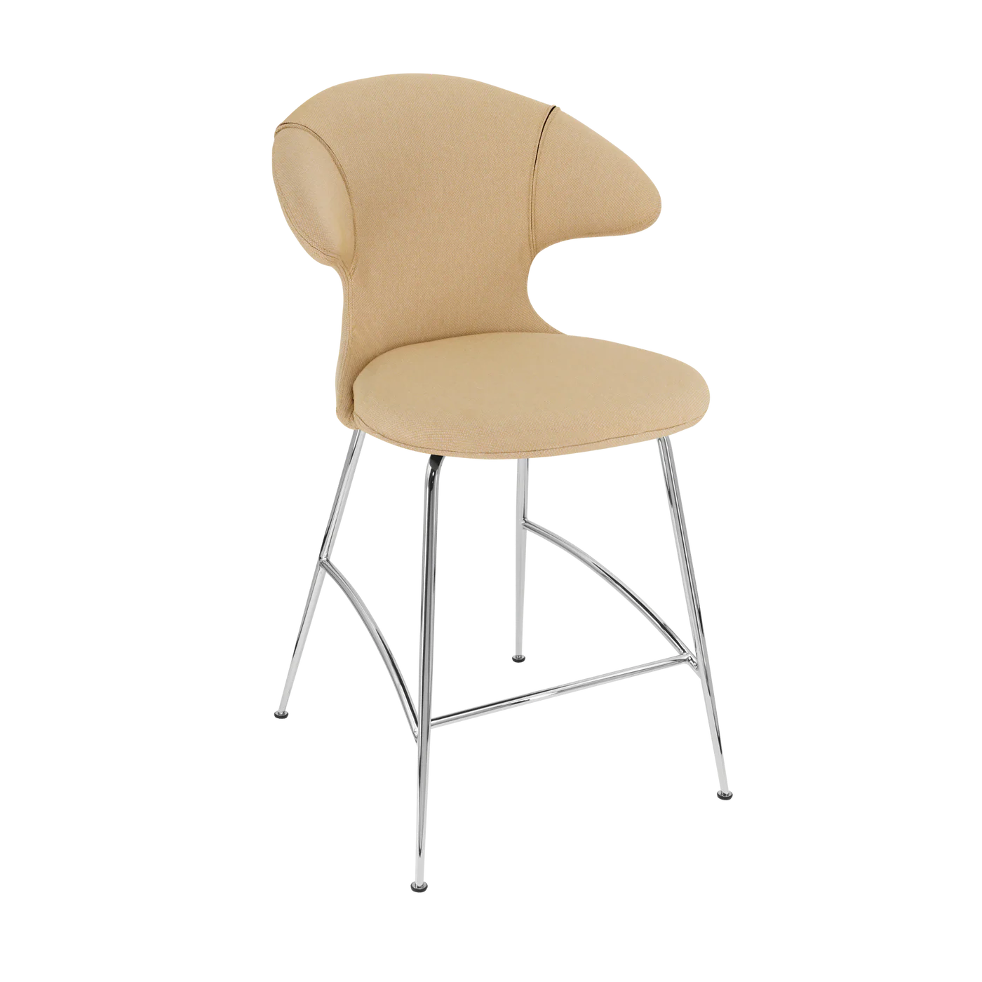 UMAGE Time Flies Counter Stool, Chrome Legs